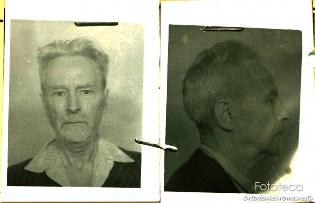Poetul Vasile Voiculescu în arestul Securităţii 1958 CNSAS Fototeca Ortodoxiei - Marturistorii Ro